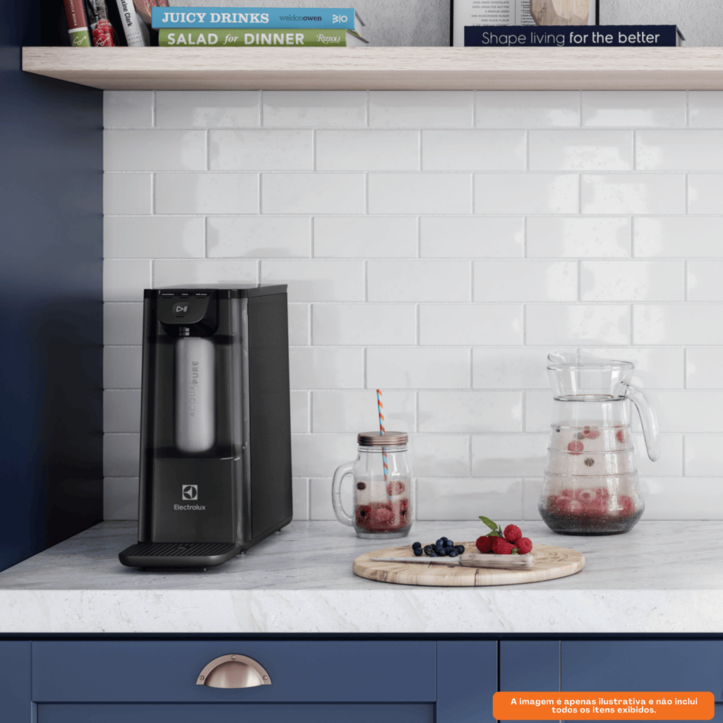 Purificador de Água Electrolux PE12P Compacto Acqua Pure Preto Bivolt