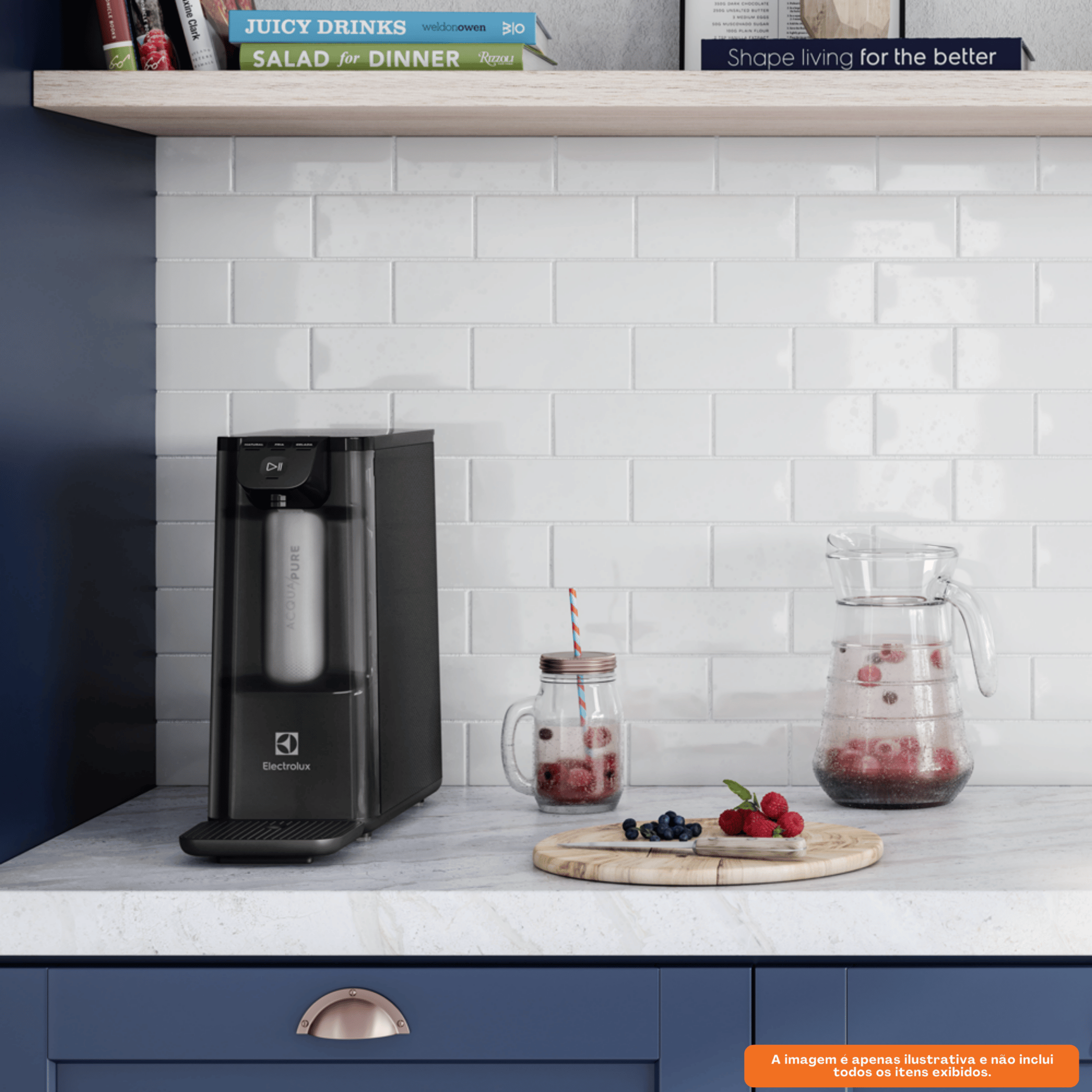 Purificador de Água Electrolux PE12P Compacto Acqua Pure Preto Bivolt