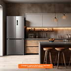 Refrigerador Midea 474L MultiDoor Smart Inverter Inox Bivolt