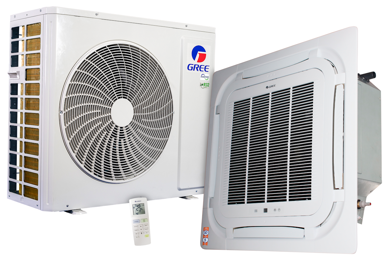 Ar-Condicionado Cassete Gree 36000 BTUs G-Prime Inverter Compact Frio 220V