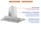 Coifa de Ilha Fischer Tradition Line 90cm Inox 220V