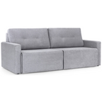 Sofá MH4253 180cm Herval 2 assentos Retráteis Linho Cinza