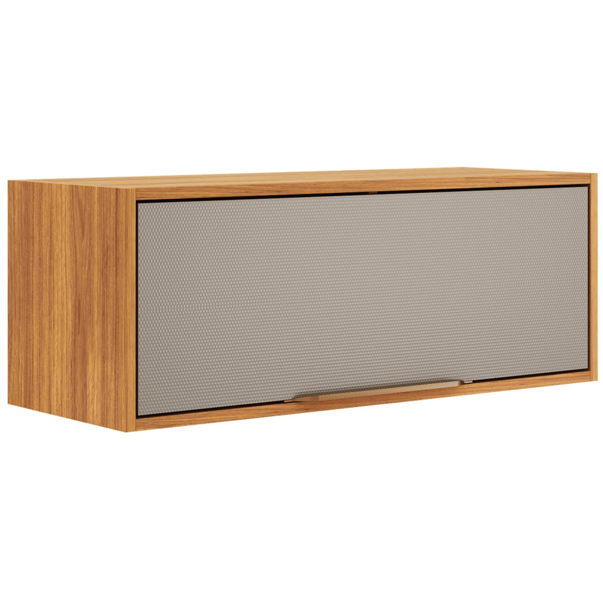 Armário Aéreo de Cozinha Plena Demóbile 80cm 1 Porta basculante Cinamomo e Nude