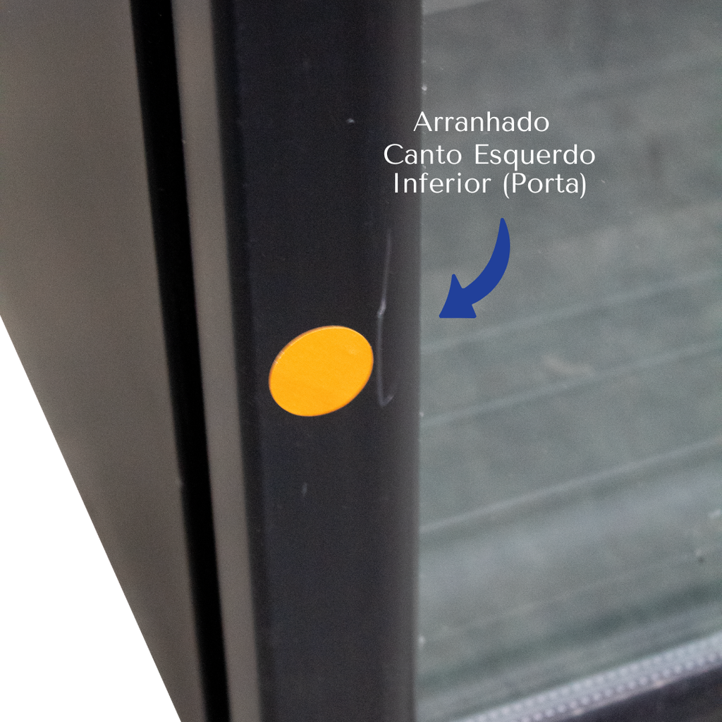 Adega Venax 50 Garrafas Piubella Porta Invertida Preto - AVARIADO 110V