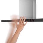 Coifa de Parede Fischer Infinity 90cm Controle por Gesto Inox 220V