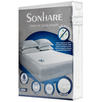 Protetor de Colchão Casal Naturalle Jacquard 140x190cm Branco