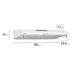 Depurador Electrolux 80cm de Parede DE80B Branco 220V