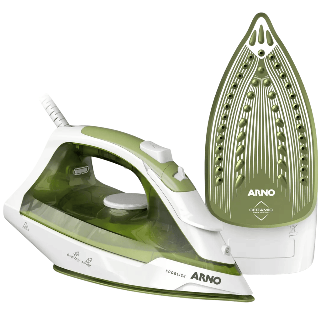 Ferro de Passar a Vapor Arno Ecogliss FEC2 Verde 220V