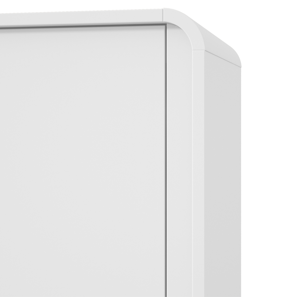 Roupeiro Loop Lopas 270cm 100% MDF 6 Portas Branco