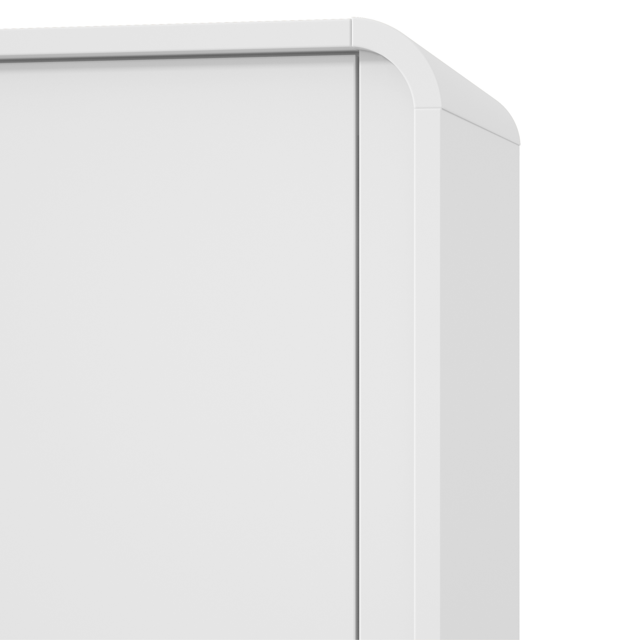 Roupeiro Loop Lopas 270cm 100% MDF 6 Portas Branco