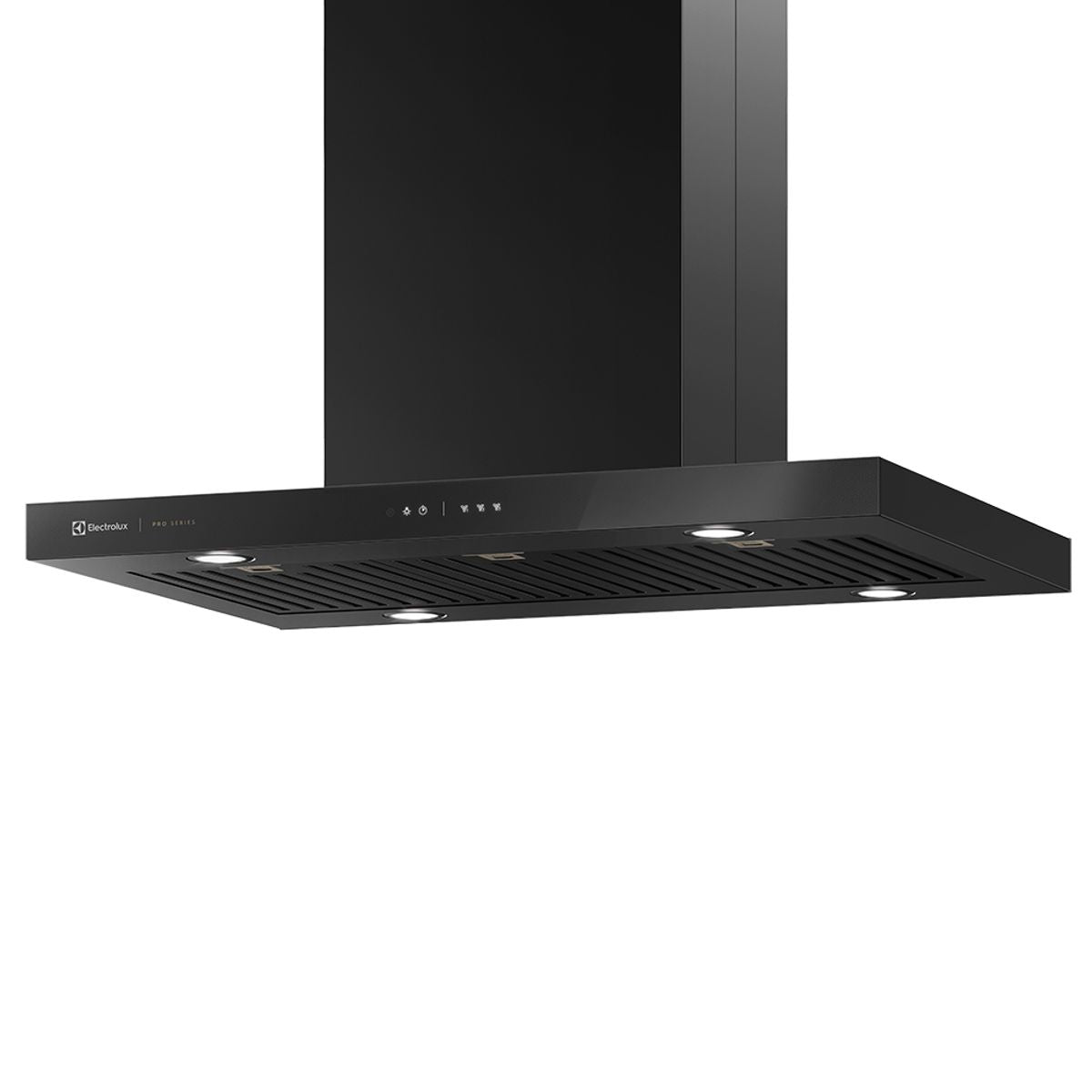 Coifa de Ilha Pro Series Electrolux 90CIV 90cm Filtro Baffle Preto 220V