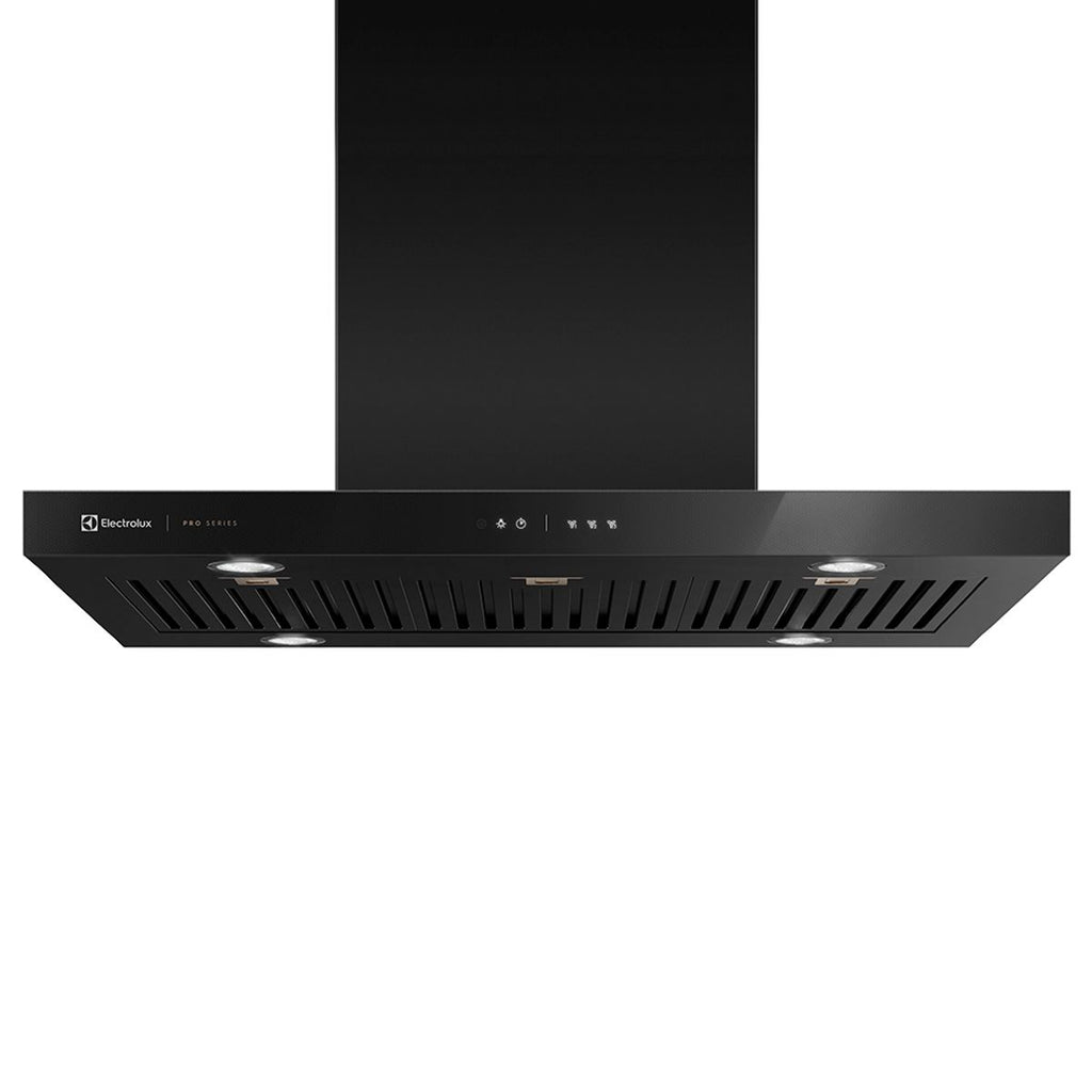 Coifa de Ilha Pro Series Electrolux 90CIV 90cm Filtro Baffle Preto 220V