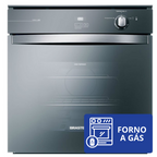 Forno de Embutir a Gás Brastemp 78L BOA84A com Grill e Timer Touch Inox 220V