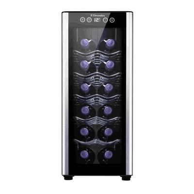 Adega Electrolux com Painel Eletrônico Touch 12 Garrafas ACB12 Preto Bivolt