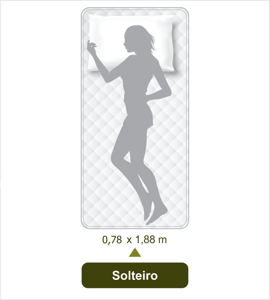 Colchão Espuma Ecoline D-23 Ecoflex Solteiro 78x188x14cm Cinza