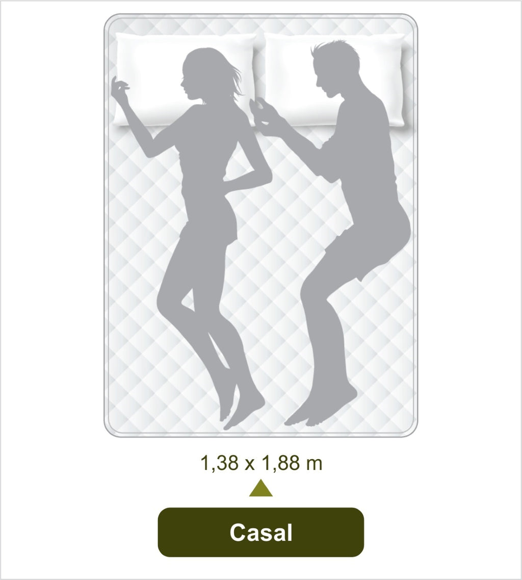 Colchão Espuma Ecoline D-23 Ecoflex Casal 138x188x14cm Cinza