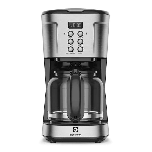 Cafeteira Electrolux Experience Digital com Timer ECM30 38 Xícaras Preto/Inox 220V