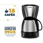 Cafeteira Elétrica Britânia BCF19B Inox Preto 220V