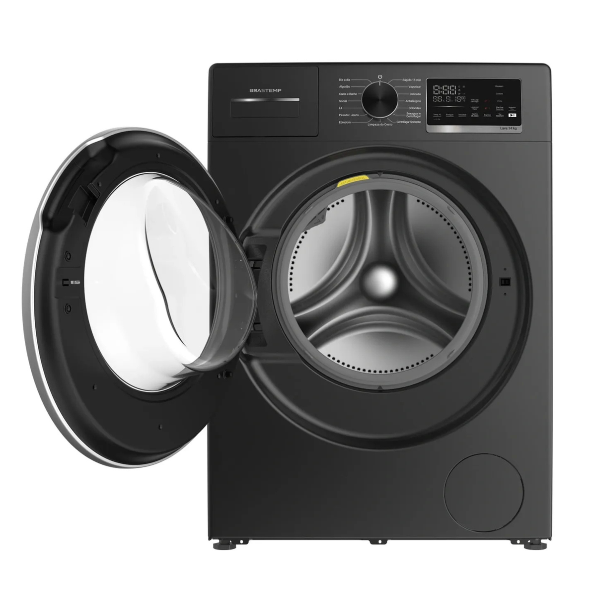 Conjunto Brastemp Lavadora de Roupas 14kg Inverter BNF14AS + Secadora Piso 10kg BSR10BB 220V