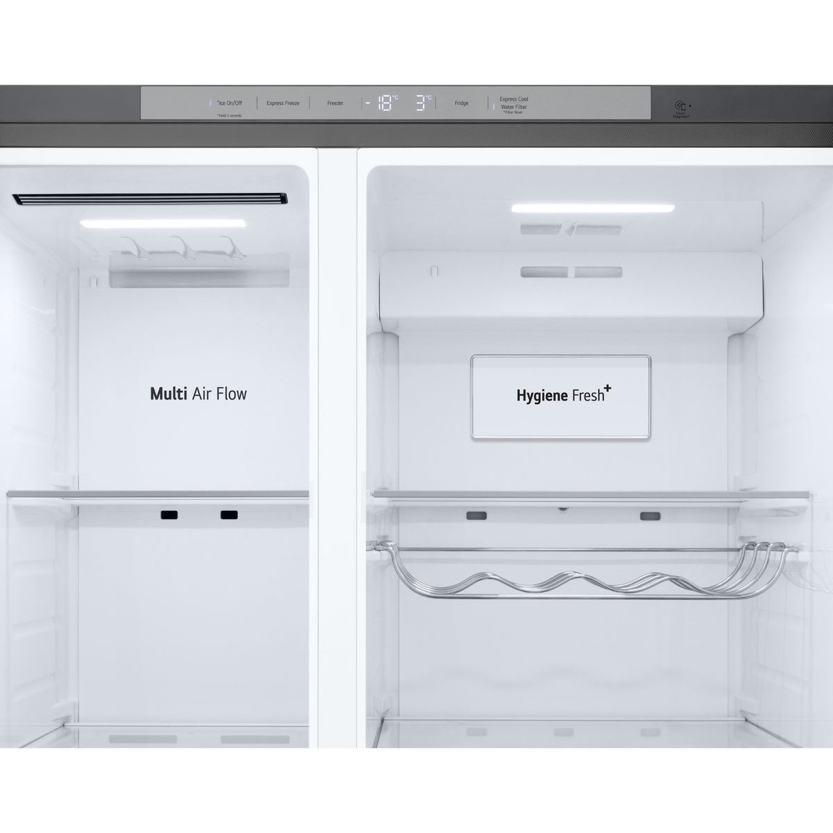 Refrigerador LG 638L Side By Side Inverter com Água e Gelo na Porta Inox Look Bivolt
