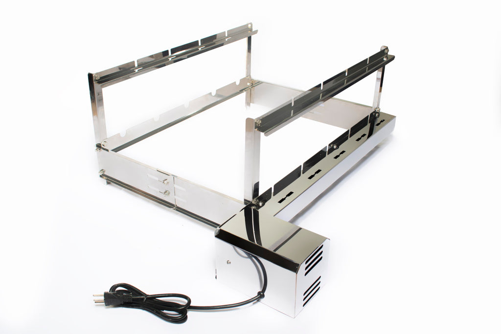 Churrasqueira Rotativa Laurindos Elétrica 5 Espetos G5E-4866 Inox