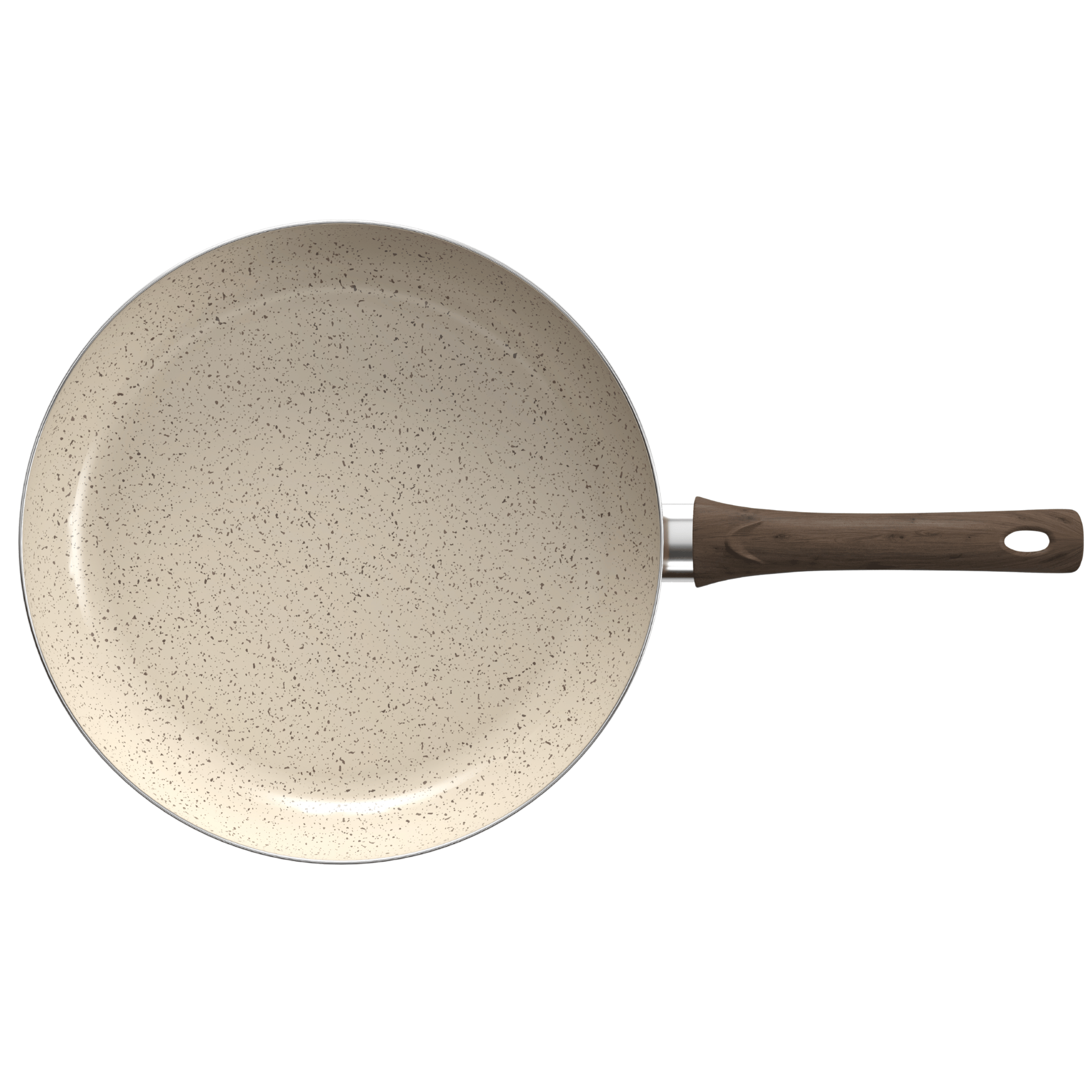Frigideira Primea Ceramic Life Brinox Antiaderente 28cm Cappuccino