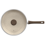 Frigideira Primea Ceramic Life Brinox Antiaderente 28cm Cappuccino