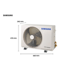 Ar-Condicionado Split Inverter Samsung 12000 BTUs WindFree Frio 220V