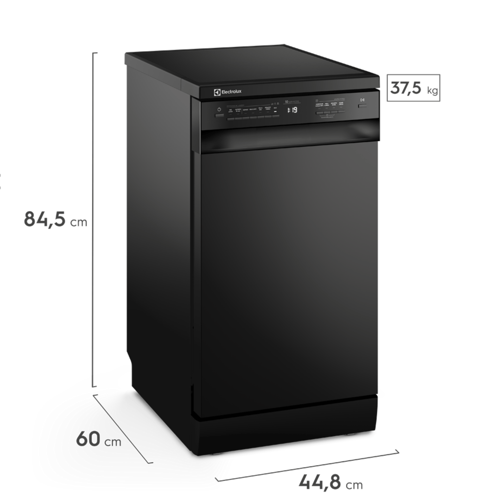 Lava-Louças Electrolux 10 Serviços com Programa Lava&Seca LP10E Preto 220V