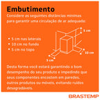 Adega Brastemp 12 Garrafas BZC12BE com Painel Eletrônico Touch  Preto 220V