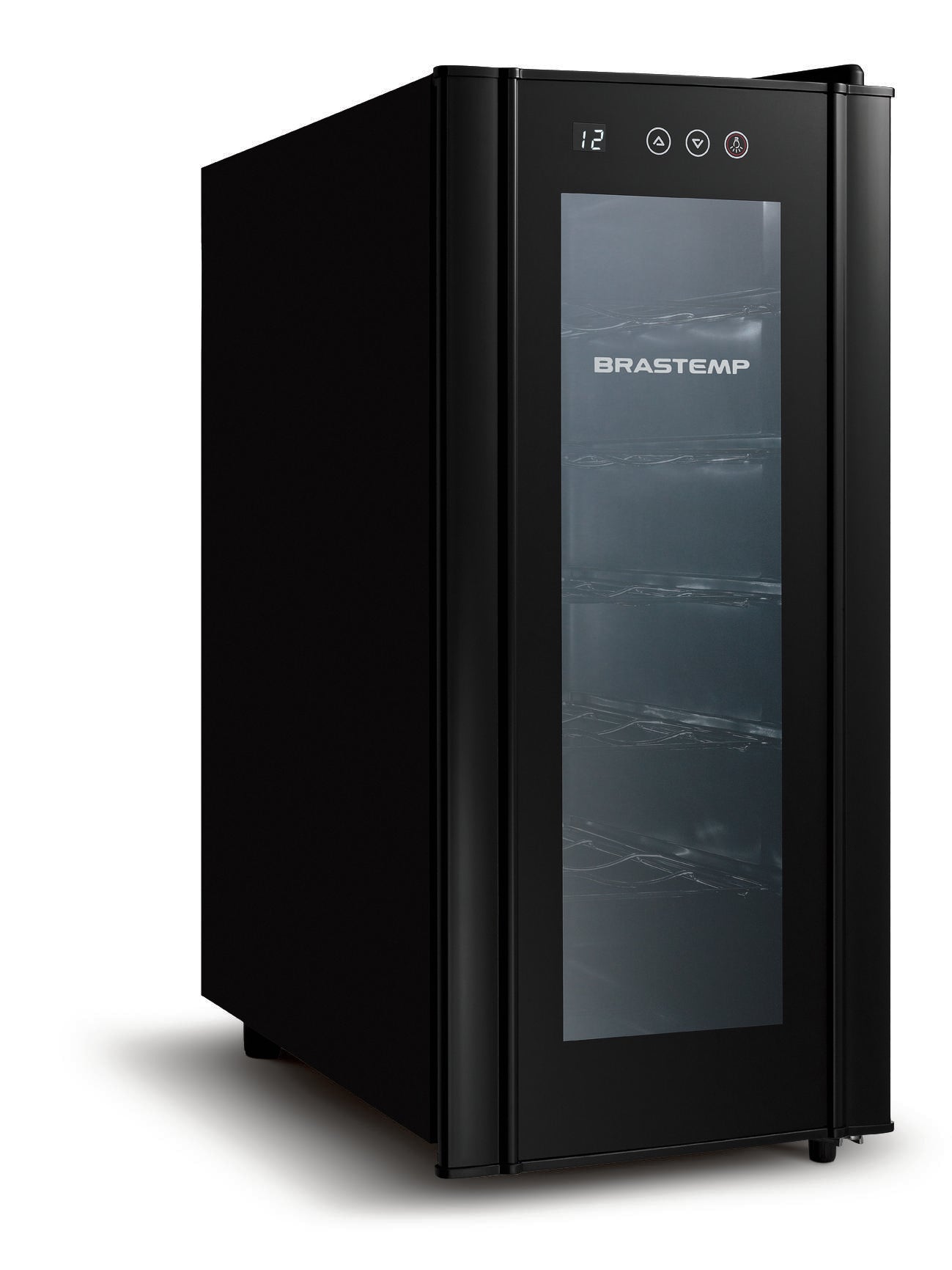 Adega Brastemp 12 Garrafas BZC12BE com Painel Eletrônico Touch  Preto 220V