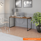 Escrivaninha Industrial Kappesberg LI003 136cm Canela e Preto
