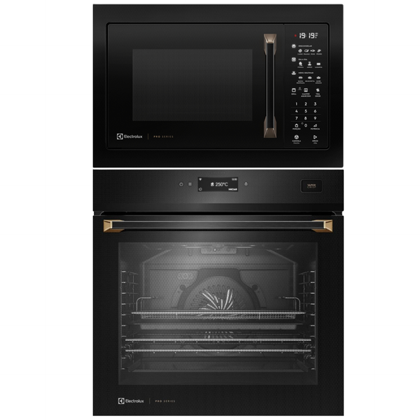 Kit Electrolux de Embutir Pro Series Forno Elétrico 80L Expert + Micro-Ondas 34L 220V