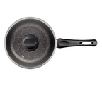 Panela Tramontina 20cm  2,9 L Paris em Alumínio com Revestimento Interno e Externo em Antiaderente Starflon Max Chumbo com Tampa de Vidro