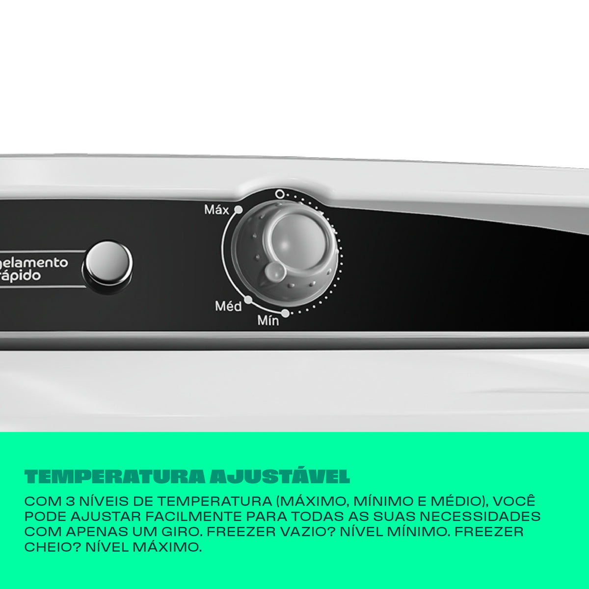 Freezer Vertical Consul 293L CVU30MB 1 Porta Branco 220V