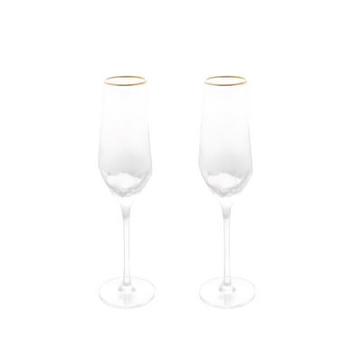 Jogo de 2 Taças para Champagne Rojemac Taj Cristal
