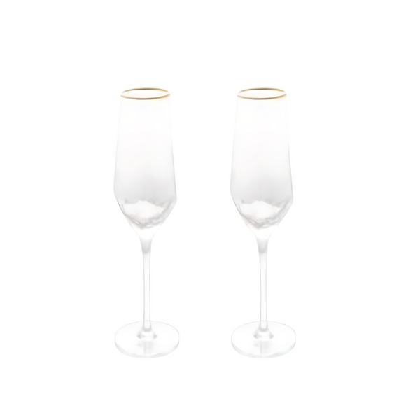 Jogo de 2 Taças para Champagne Rojemac Taj Cristal