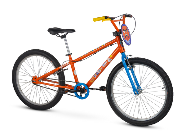 Bicicleta Nathor Aro 24 Muque Freio V-Brake Laranja