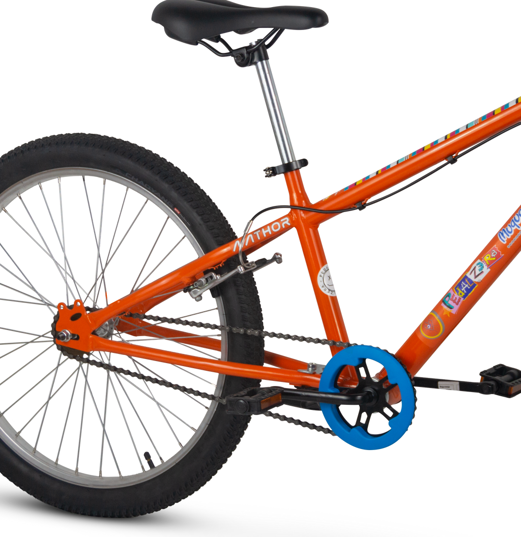 Bicicleta Nathor Aro 24 Muque Freio V-Brake Laranja