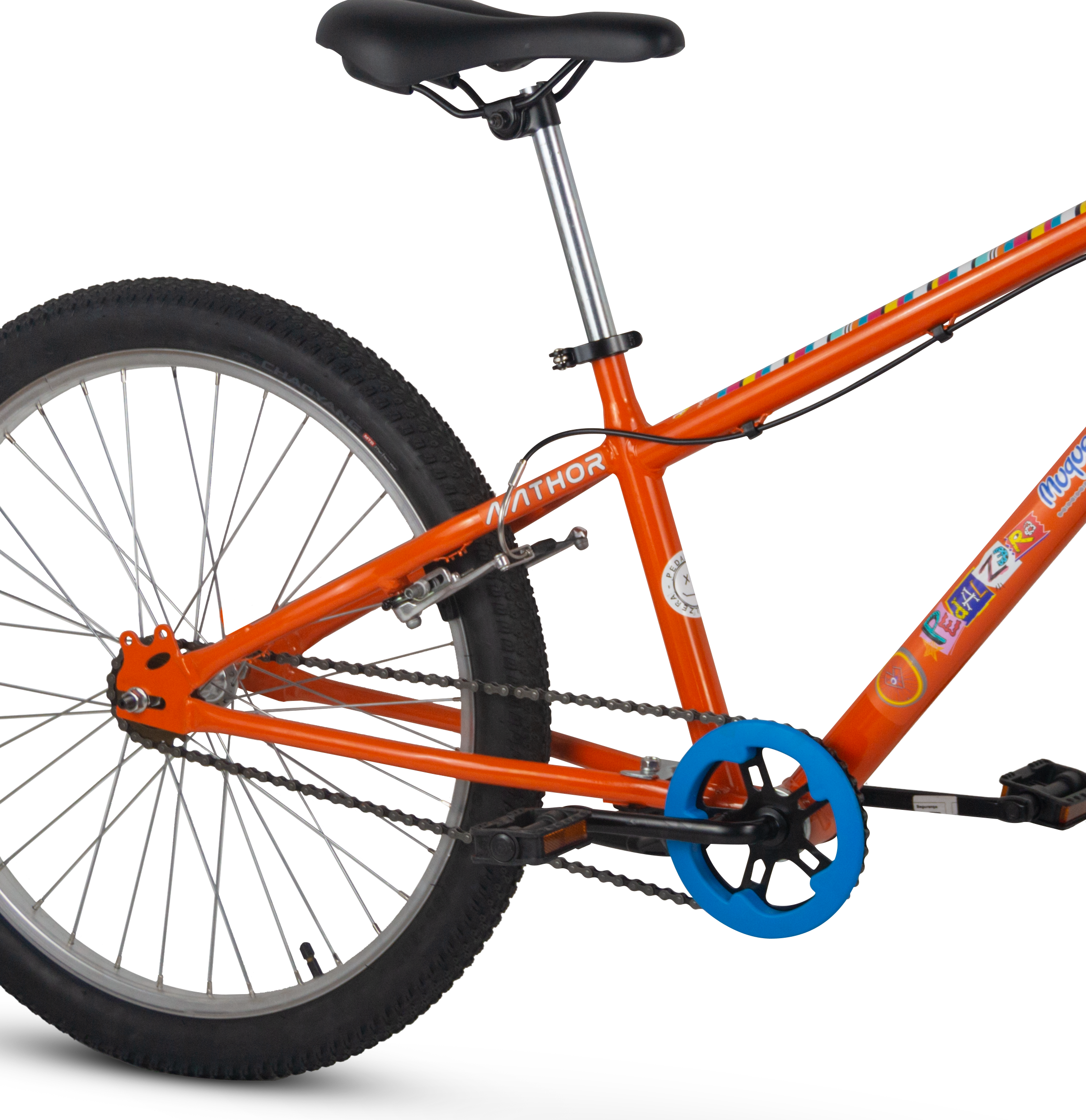 Bicicleta Nathor Aro 24 Muque Freio V-Brake Laranja