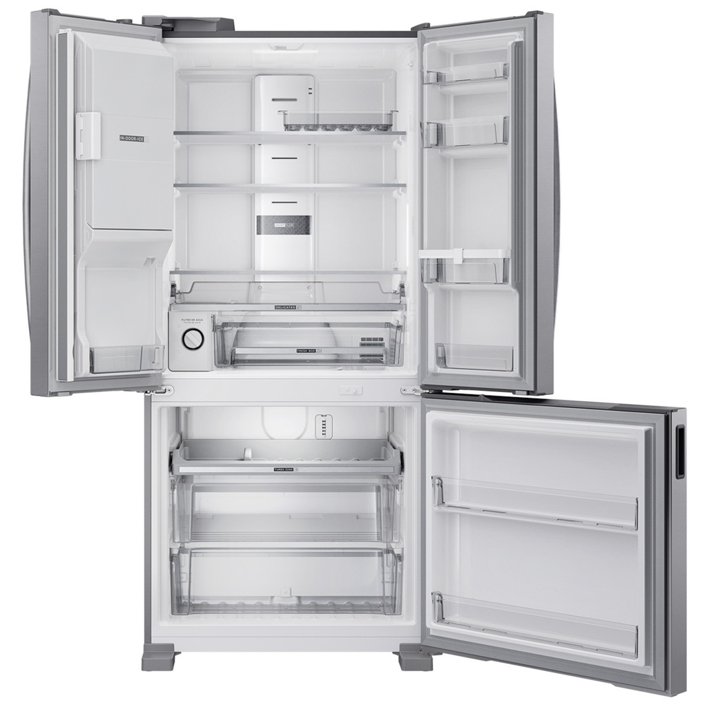 Refrigerador Brastemp 544L BRH85M French Door Inverter Água e Gelo na Porta Cor Inox 220V