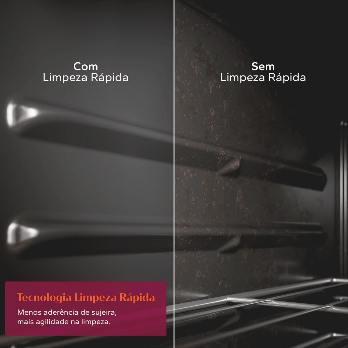 Forno de Embutir Elétrico Brastemp 84L BOX84AE com Air Fryer Pro Preto 220V