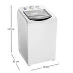 Lavadora de Roupas Consul 10Kg CWB10B Dosagem Econômica Branco 220V