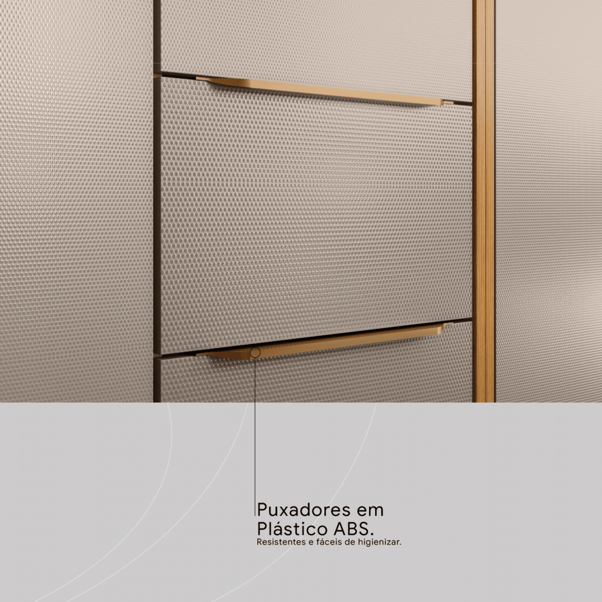 Paneleiro Torre Quente Plena Demóbile 100% MDF 70cm 4 Portas Cinamomo e Nude