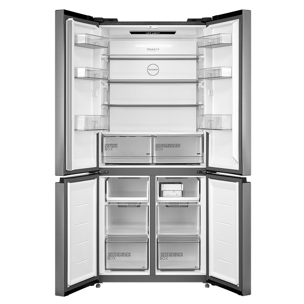 Refrigerador Midea 474L MultiDoor Smart Inverter Inox Bivolt