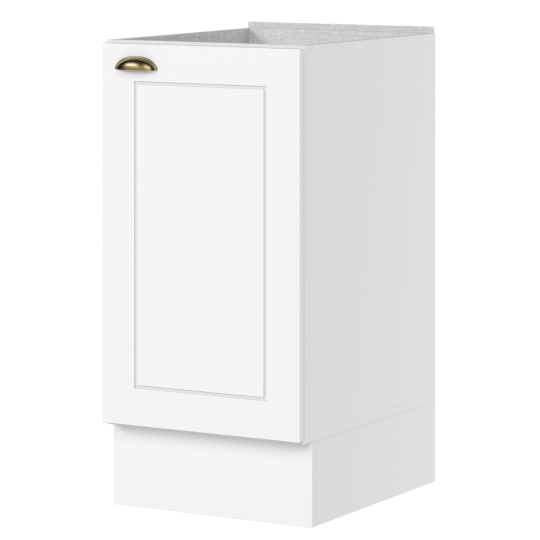 Balcão de Cozinha Americana Henn 100% MDF 1 Porta 40cm Branco HP