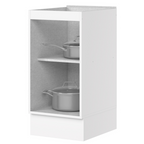 Balcão de Cozinha Americana Henn 100% MDF 1 Porta 40cm Branco HP