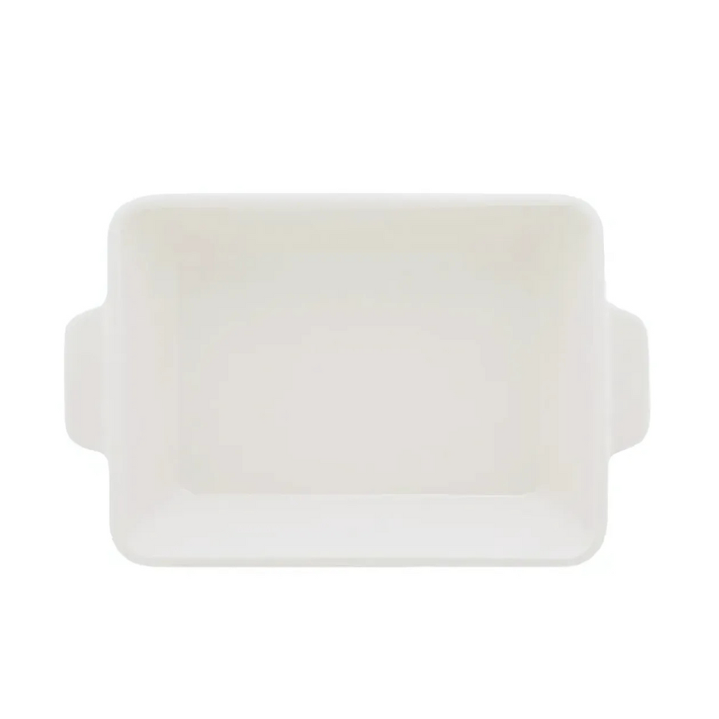 Refratário de Porcelana Coliseu Basic com Alça Branco