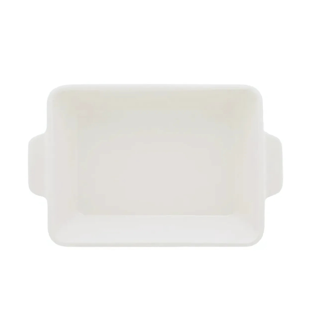 Refratário de Porcelana Coliseu Basic com Alça Branco