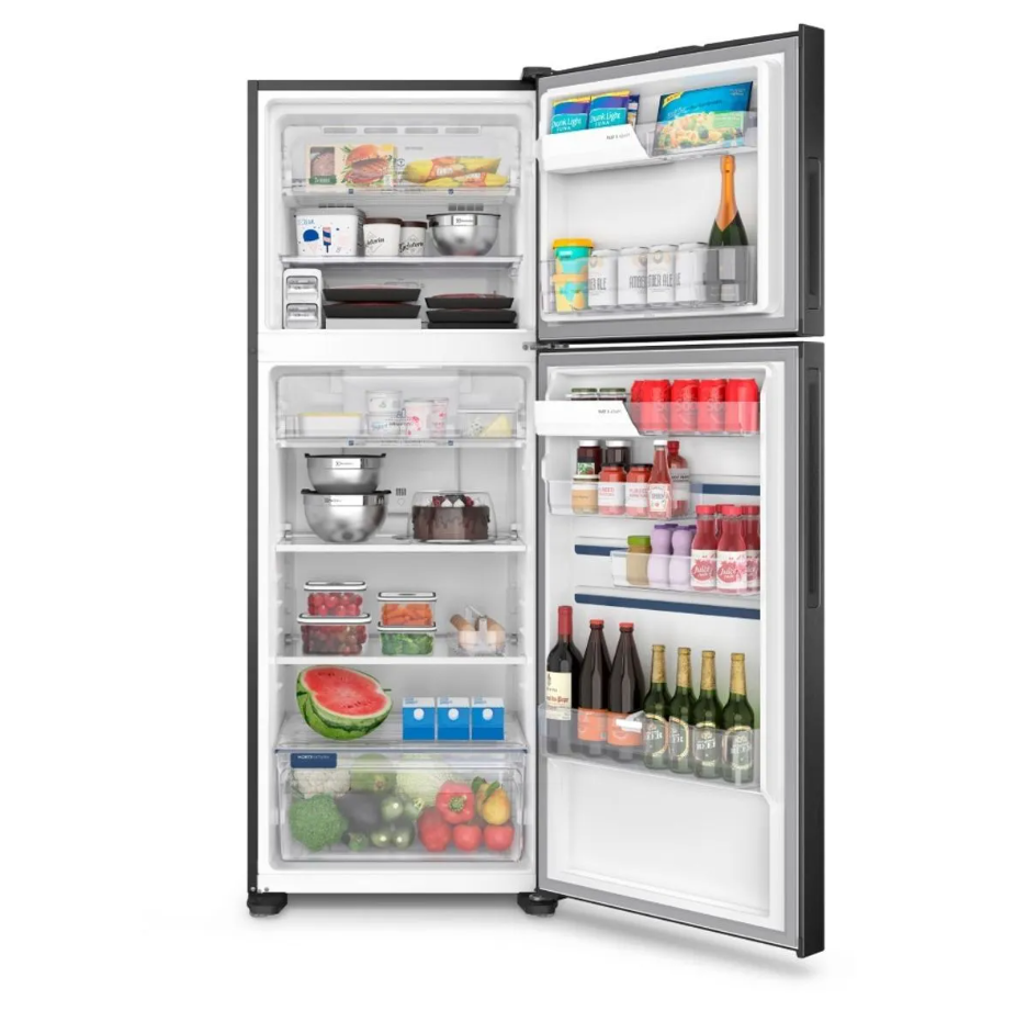 Refrigerador Electrolux 480L IT70B Duplex Efficient AutoSense SmartBivolt Black Inox Bivolt